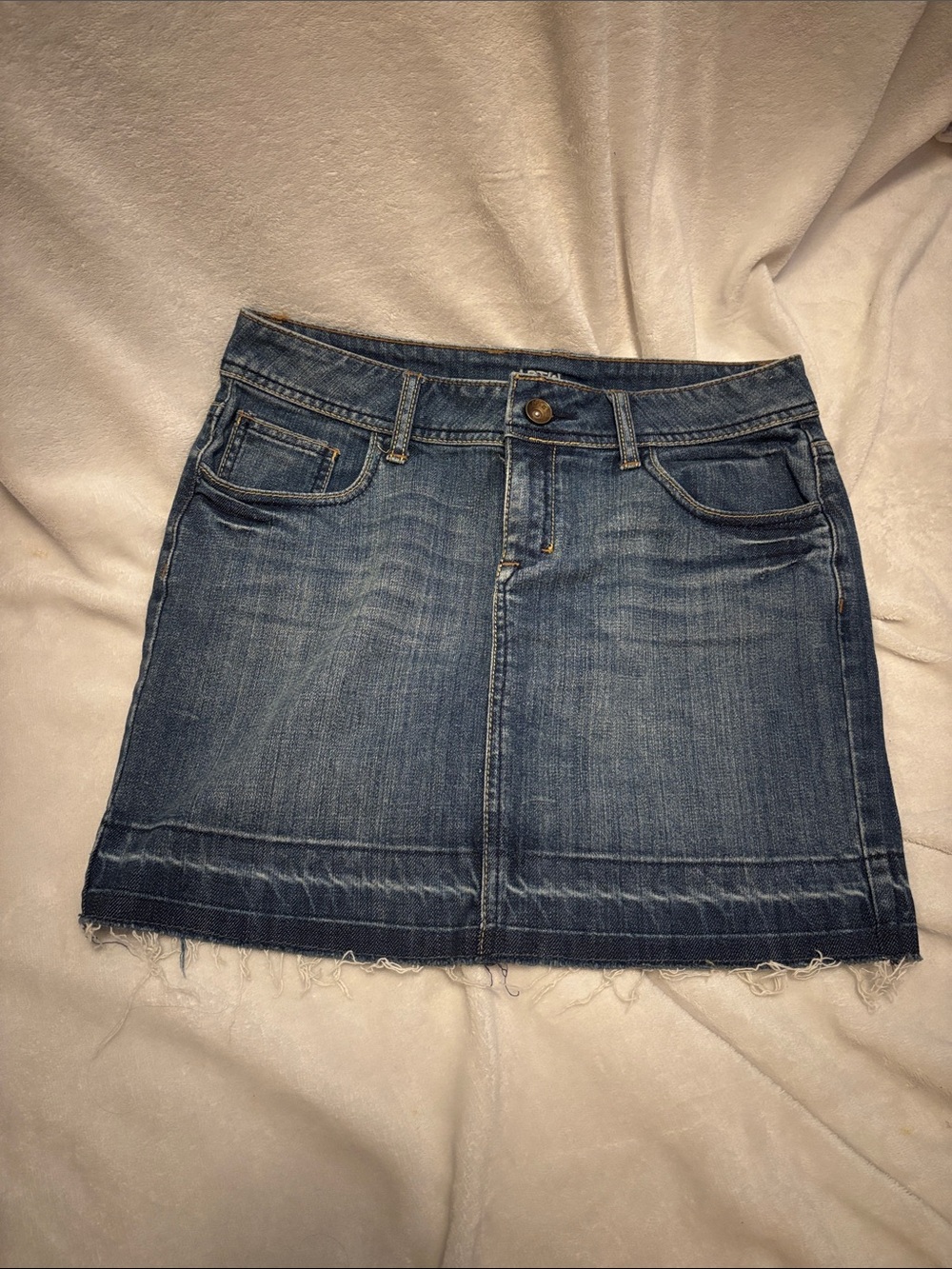 Apt. 9 Blue Denim Mini Skirt